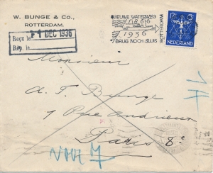 Envelop met gelegenheidsstempel