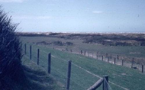 Zicht vanaf het noordelijke deel van de Chinese muur naar het zuiden 
