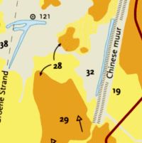 Kaartje Complex oude bunkers