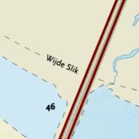 Kaartje Dam in de Brielse Maas